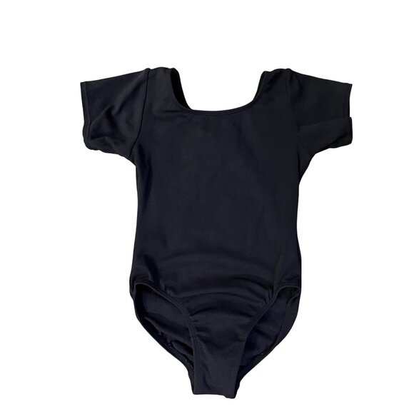 Jacques Moret Leotard Used Black Little Girls 4/5 (XS) - Picture 3 of 11